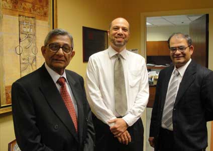 With Dr. Jeffery D. White (right) in Office of the Cancer Complimentary and Alternative Medicines, at NCI, USA