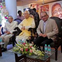 Dr. Prasanta & Pratip Banerji with the Chief Guest HE the Governor of West Bengal, Shri Keshari Nath Tripathiji 