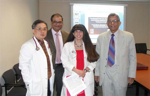 With Dr. Razelle Kurzrock & Dr. Siqing Fu of the MDACC