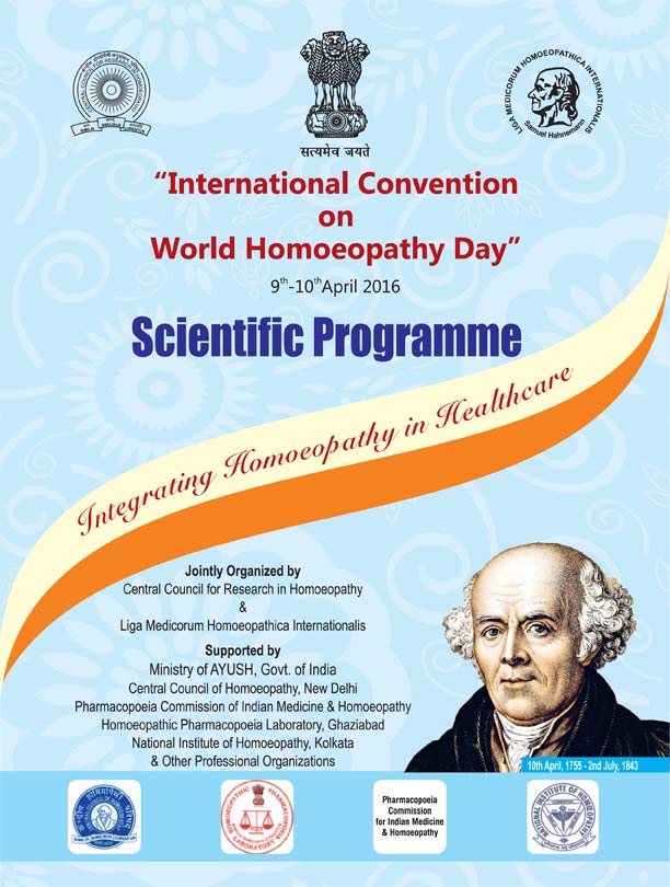 World Homeopathy Day, Delhi, April 2016