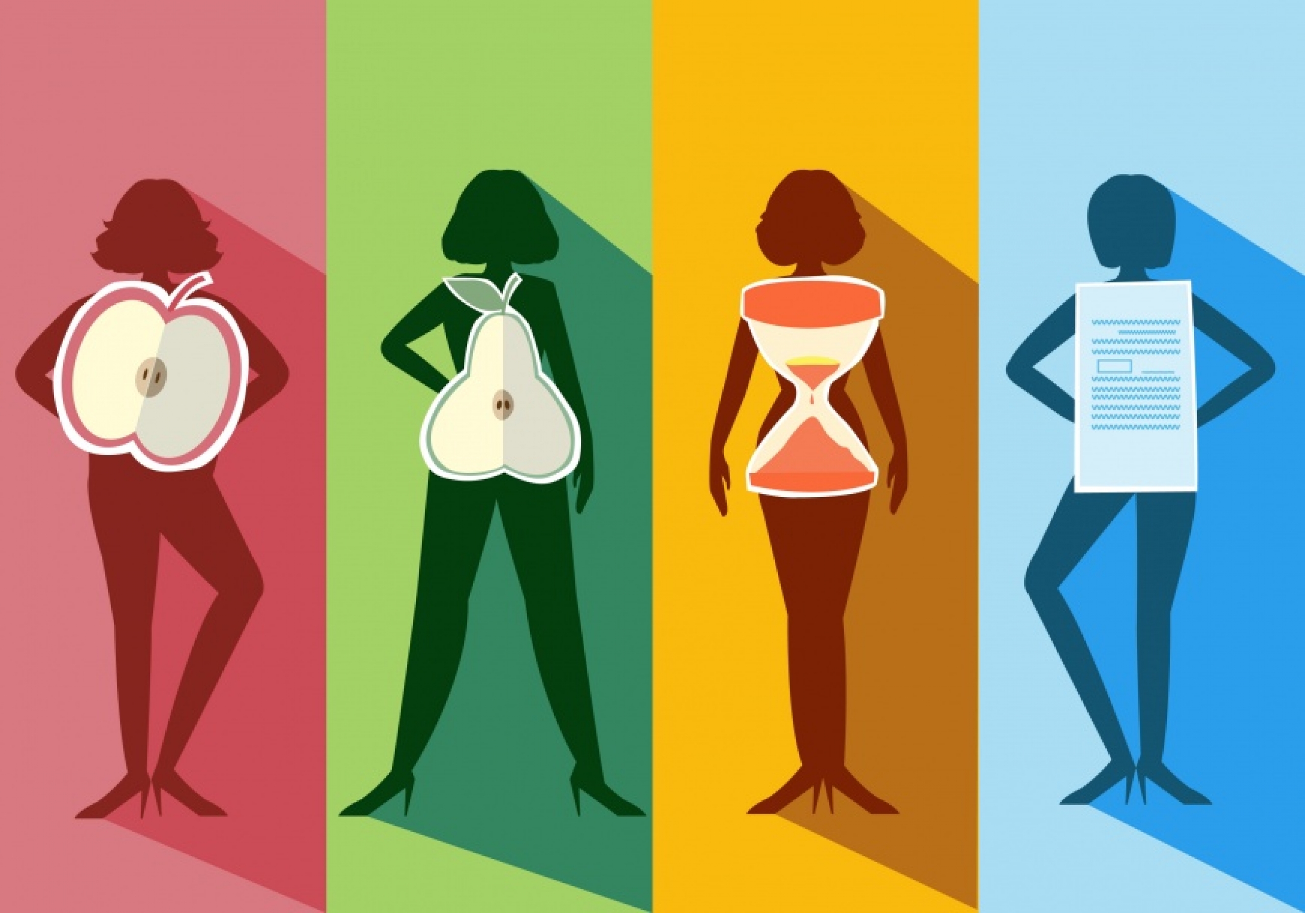 4 типа женских фигур: сбрасываем вес с учетом особенностей